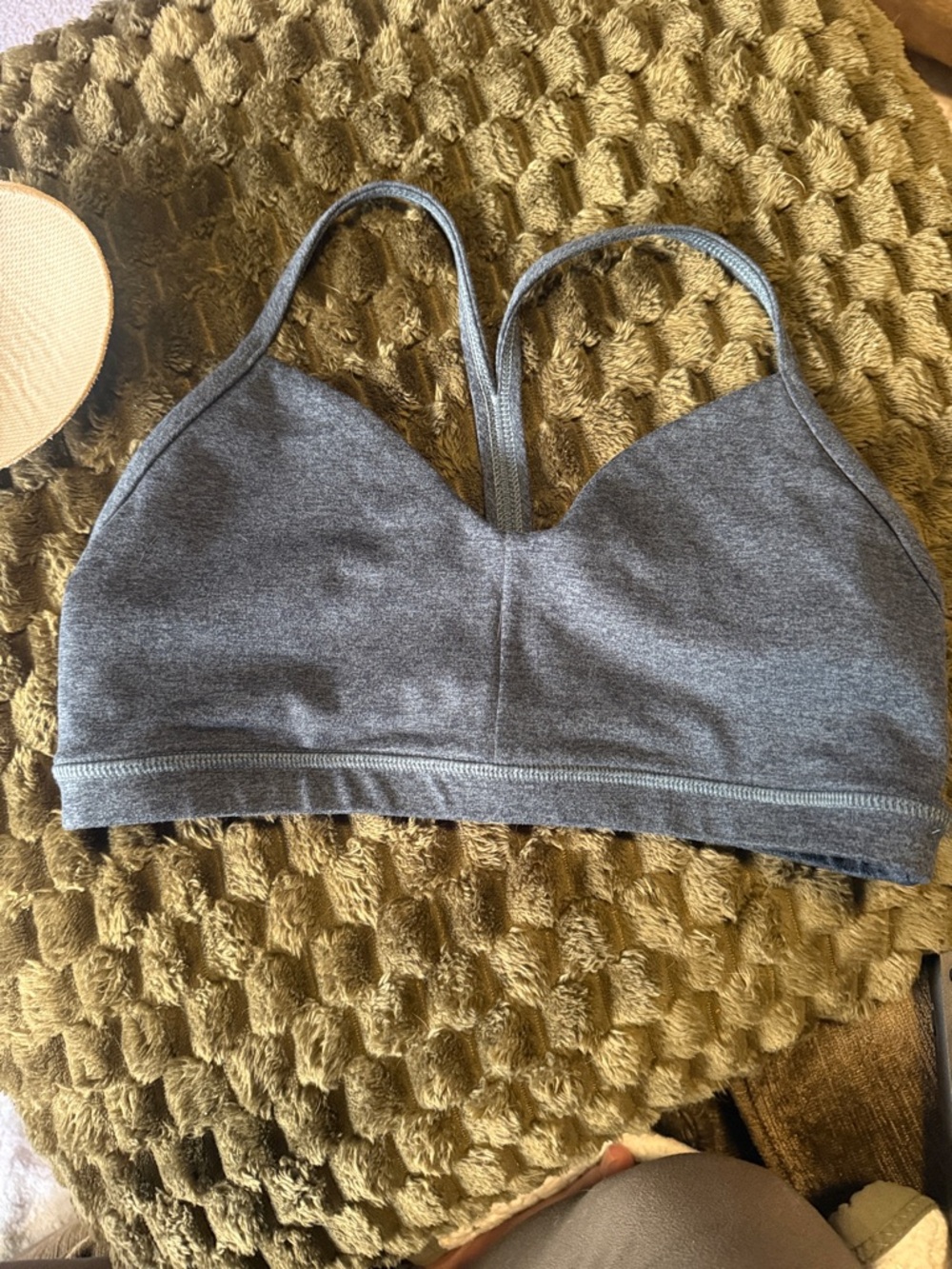 Gray blueish heather reinette fleo bra